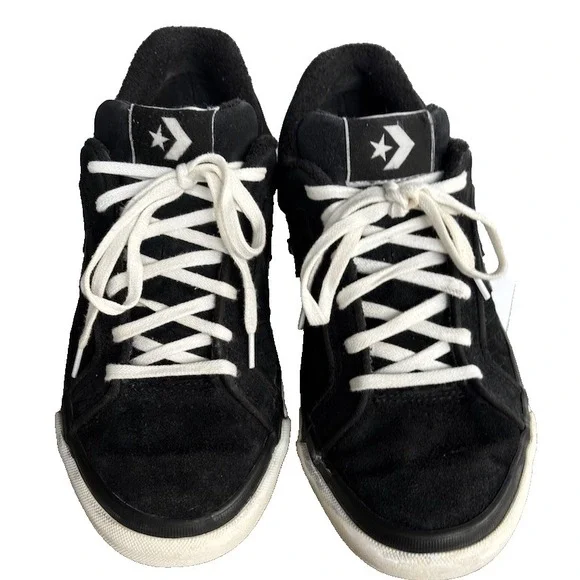 Converse OneStar Sneaker Men 7 Women 8.5 Black ProOX Suede Leather Low Lace Vtg. - Picture 5 of 10